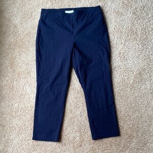 Talbots Navy Crop Pant